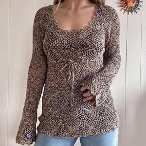 Vintage 90s Dainty Knit Babydoll